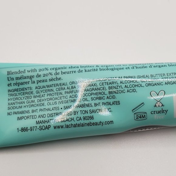 π¦5/$25 La Chatelaine Coconut Milk Hand Cream Shea Butter Argan Oil .5 oz - Picture 2 of 3